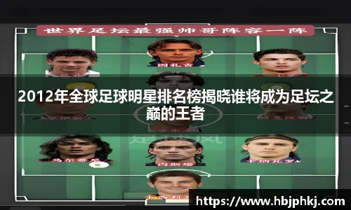 2012年全球足球明星排名榜揭晓谁将成为足坛之巅的王者